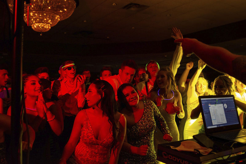 Dancin' away the night - and worries - at Sharon prom